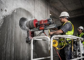Beton Delme Şantiyesinde Aksiyon